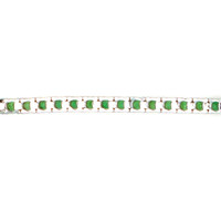 3.50&nbsp;Ct.Tw.Total Carat Weight Emerald Tennis/Line Bracelet, 14K White Gold Image