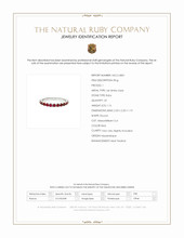 1.16 Ct. Ruby Accent Stones Ring, 14K White Gold Scan Report