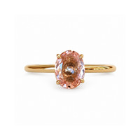 1.28 Ct. Sapphire 14K Yellow Gold ring
