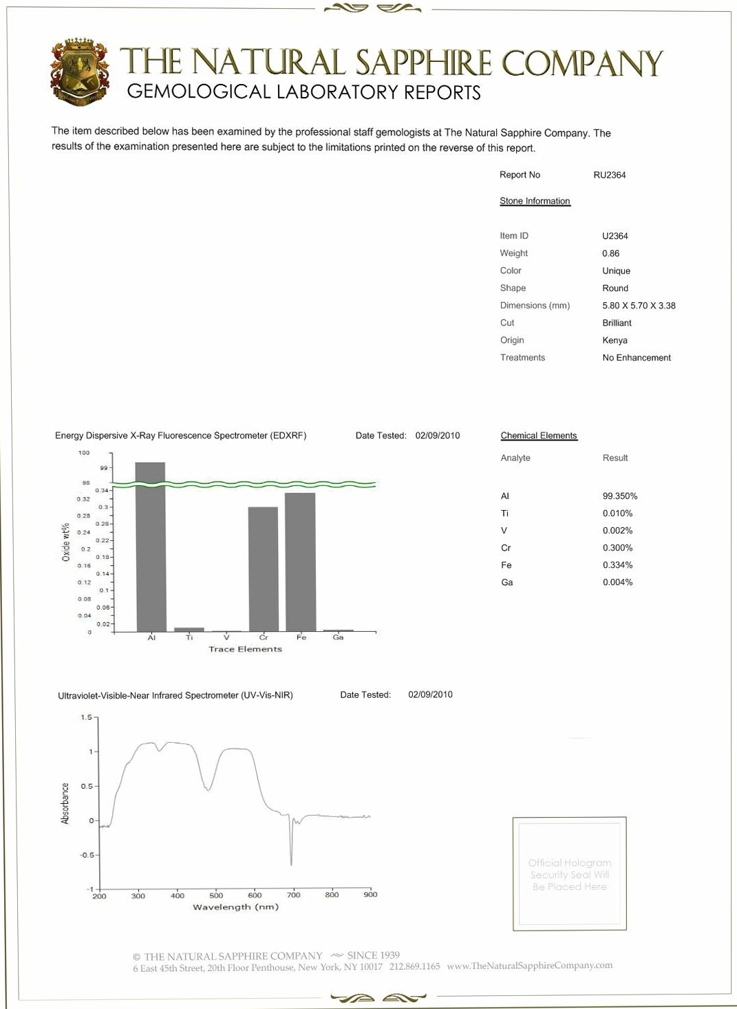 0.86 Ct. Reddish Pink Sapphire Solitaire Ring, 18K White Gold