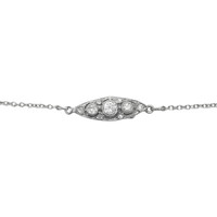 0.72 Ct. Pink Sapphire and Natural Diamond Accent Stones Pendant, Platinum 950 Image
