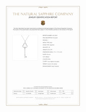 0.90 Ct. White Sapphire Accent Stones Pendant, Silver Scan Report