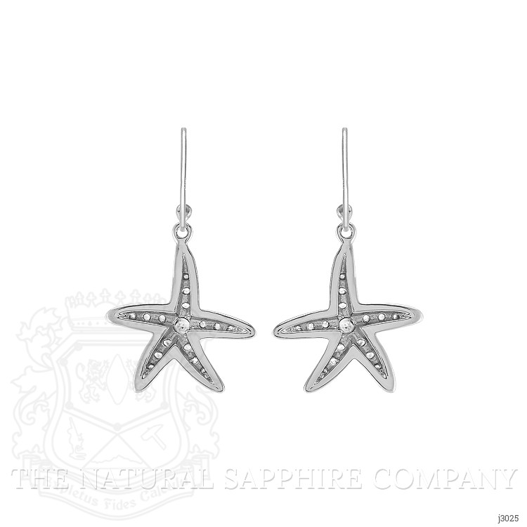 1.20 Ct.Tw. White Sapphire Drops Earrings, Silver