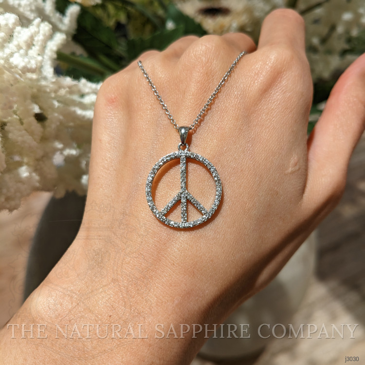 1.70 Ct. White Sapphire Accent Stones Pendant, Silver