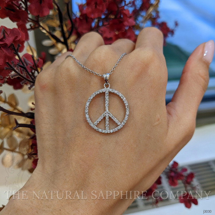1.70 Ct. White Sapphire Accent Stones Pendant, Silver