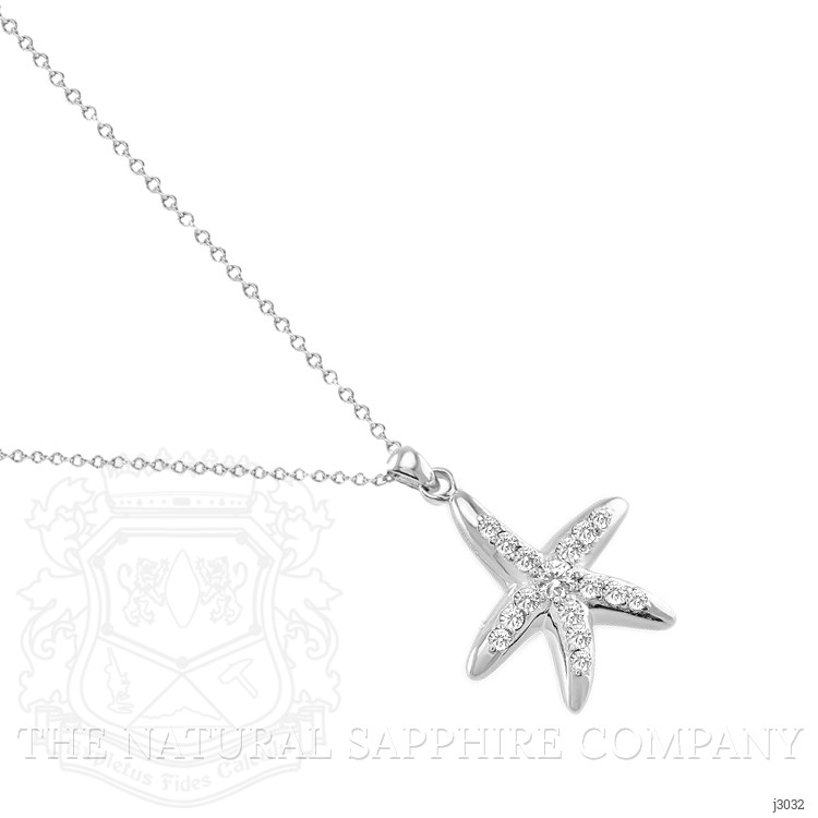 0.78 Ct. White Sapphire Accent Stones Pendant, Silver