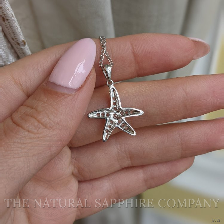 0.78 Ct. White Sapphire Accent Stones Pendant, Silver