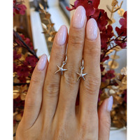 0.02&nbsp;Ct.Tw.Total Carat Weight Pink Sapphire Drops Earrings, Silver Life Style