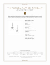 0.02 Ct.Tw.Total Carat Weight White Sapphire Bezel Earrings, Silver Scan Report