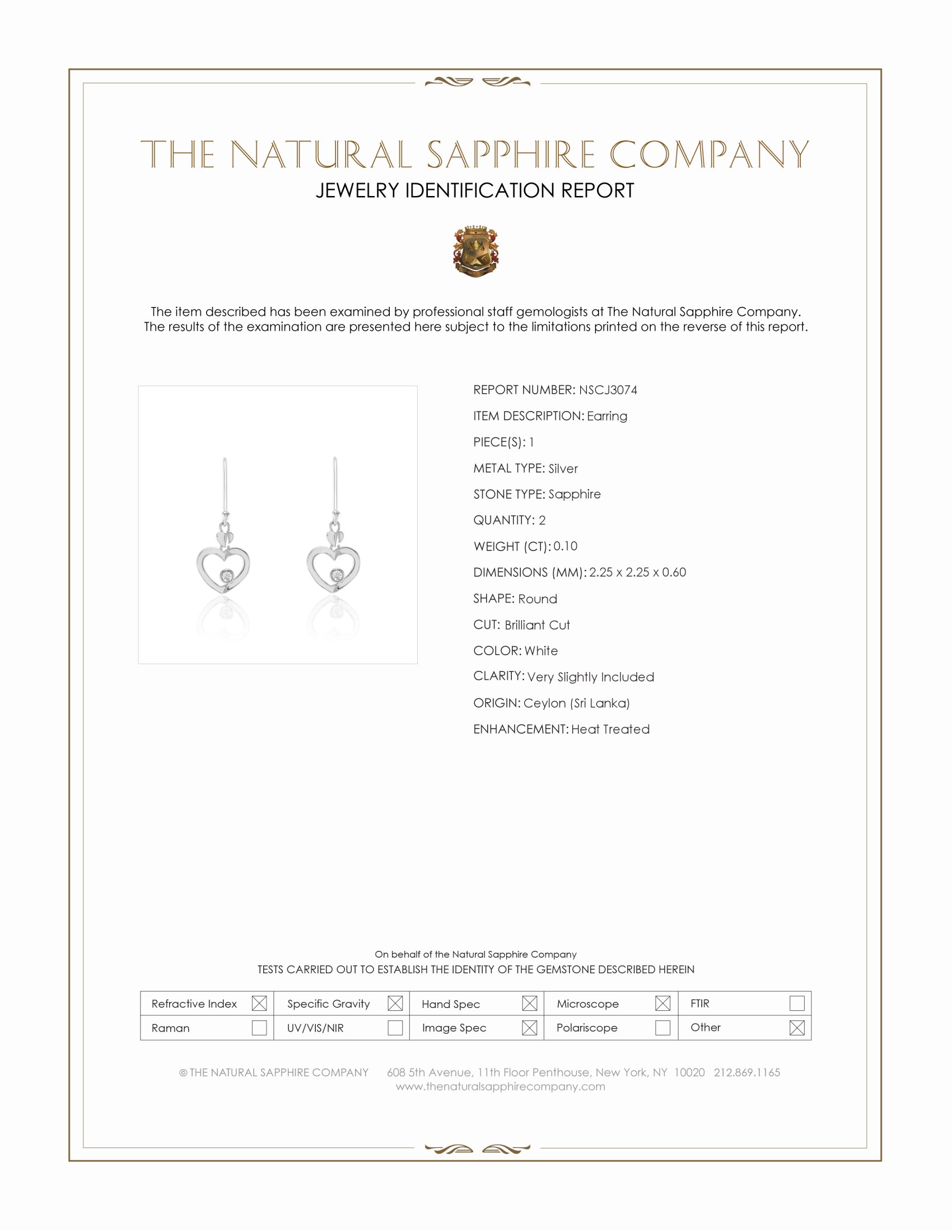 0.10 Ct.Tw. White Sapphire Bezel Earrings, Silver