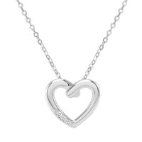 0.03 Ct. Sapphire Silver pendant