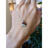 0.03 Ct. White Sapphire Solitaire Pendant, Silver Life Style