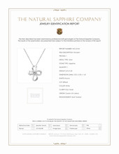 0.20 Ct. White Sapphire Accent Stones Pendant, Silver Scan Report