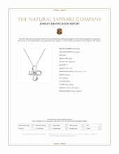 0.20 Ct. White Sapphire Accent Stones Pendant, Silver Scan Report