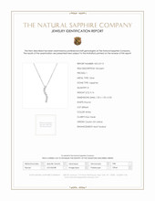 0.16 Ct. White Sapphire Accent Stones Pendant, Silver Scan Report