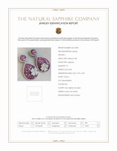 63.60 Ct.Tw.Total Carat Weight Sapphire Natural Diamond Accent Stones Earrings, Platinum 950 Scan Report