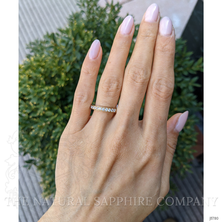 1.60 Ct. White Sapphire Pave Ring, 14K Yellow Gold