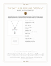 0.05 Ct. Pink Sapphire Solitaire Pendant, Silver Scan Report