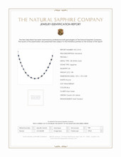 1.80 Ct. Sapphire Accent Stones Necklace, 18K White Gold Scan Report
