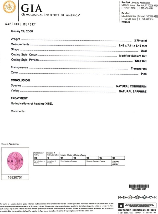 2.79 Ct. Pink Sapphire and Natural Diamond Pave Ring, Platinum 950