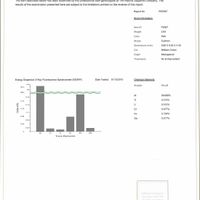 2.93 Ct. Pink Sapphire and Natural Diamond Three Stone Ring, Platinum 950 Scan Report