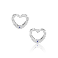 0.02 Ct.Tw. Sapphire Silver earring