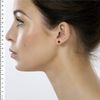 0.90 Ct.Tw.Total Carat Weight Ruby Studs Earrings, 14K White Gold Image