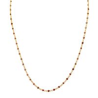 3.15 Ct. Ruby Bezel Necklace, 18K Yellow Gold Video