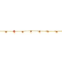 1.38 Ct. Ruby Bezel Necklace, 18K Yellow Gold Image