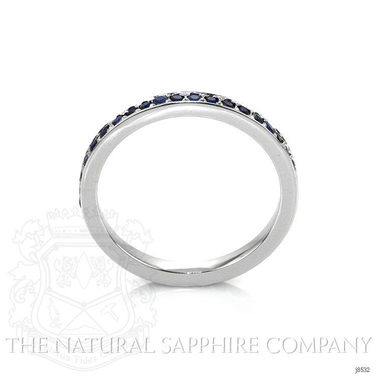 1.20 Ct. Blue Sapphire Pave Ring, Platinum 950