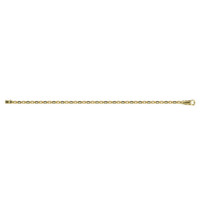 0.72 Ct.Tw. Ruby Natural Diamond Bezel Bracelet, 14K Yellow Gold Image