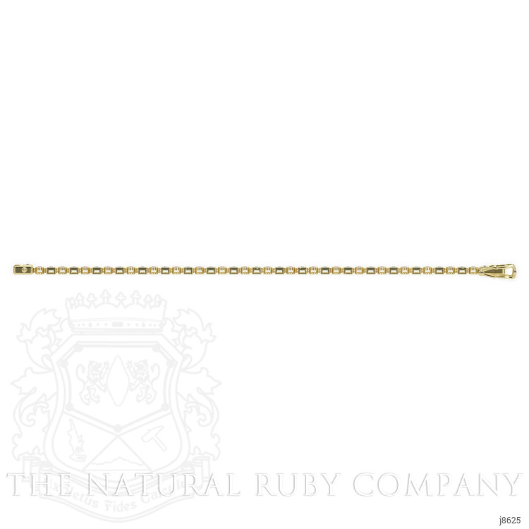 0.72 Ct.Tw. Ruby Natural Diamond Bezel Bracelet, 14K Yellow Gold