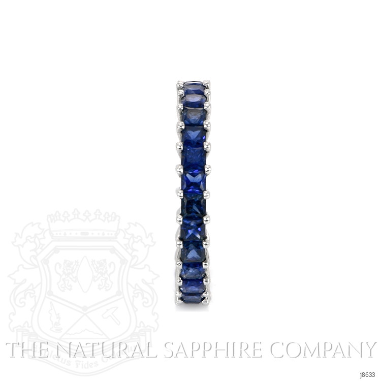 3.04 Ct. Blue Sapphire Accent Stones Ring, Platinum 950