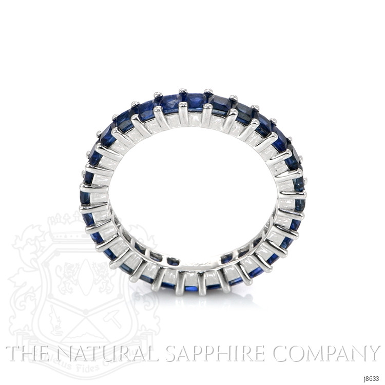 3.04 Ct. Blue Sapphire Accent Stones Ring, Platinum 950