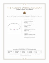 0.40 Ct.Tw.Total Carat Weight Pink Sapphire Bezel Bracelet, 14K White Gold Scan Report