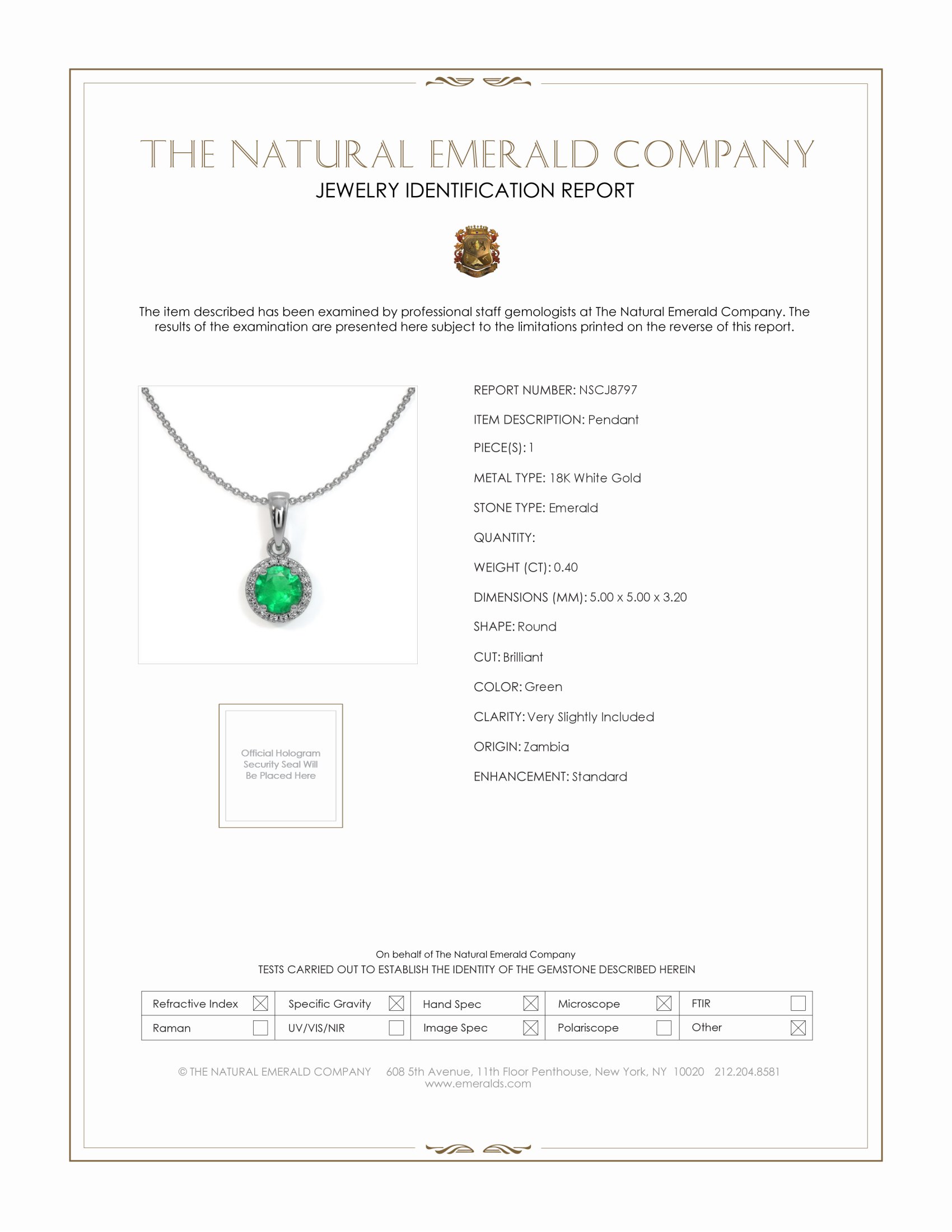 Emerald deals brand jewellery