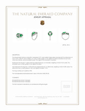 0.97 Ct. Natural Diamond Natural Diamond Ring, Platinum 950 Appraisal