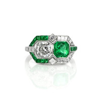 0.97 Ct. Natural Diamond Natural Diamond Ring, Platinum 950 Video