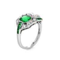 0.97 Ct. Natural Diamond Natural Diamond Ring, Platinum 950 Image