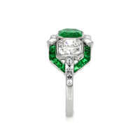 0.97 Ct. Natural Diamond Natural Diamond Ring, Platinum 950 Image