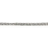 4.54 Ct.Tw. Emerald Natural Diamond Accent Stones Bracelet, Platinum 950 Image