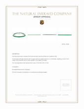 8.67 Ct.Tw. Emerald Bracelet, Platinum 950 Appraisal