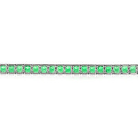 8.67 Ct.Tw. Emerald Bracelet, Platinum 950 Image