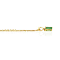 1.01 Ct. Emerald Natural Diamond Pendant, 18K Yellow Gold Image
