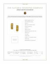 0.90 Ct.Tw. Natural Diamond Antique Style Earrings, 18K White & Yellow Scan Report