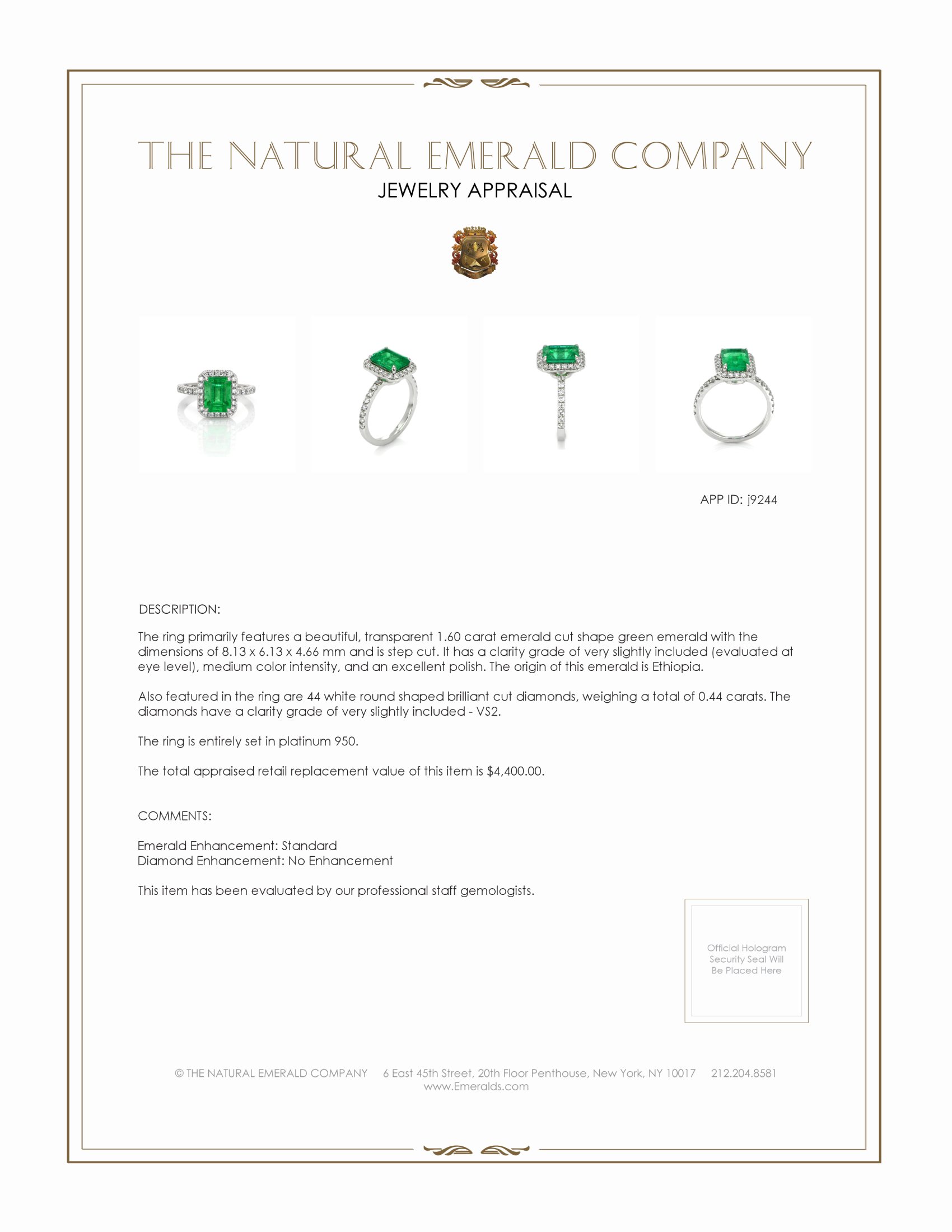 1.93 Ct. Blue Zircon and Natural Diamond Pave Ring, Platinum 950