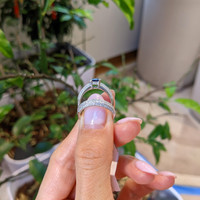 1.11 Ct. Blue Sapphire and Natural Diamond Antique Style Ring, 18K White Gold Life Style