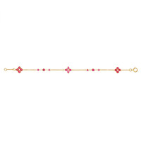 2.23 Ct.Tw. Ruby Ruby Bezel Bracelet, 18K Yellow Gold Image