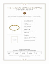 1.88 Ct.Tw. Natural Diamond Tennis/Line Bracelet, 18K Yellow Gold Scan Report