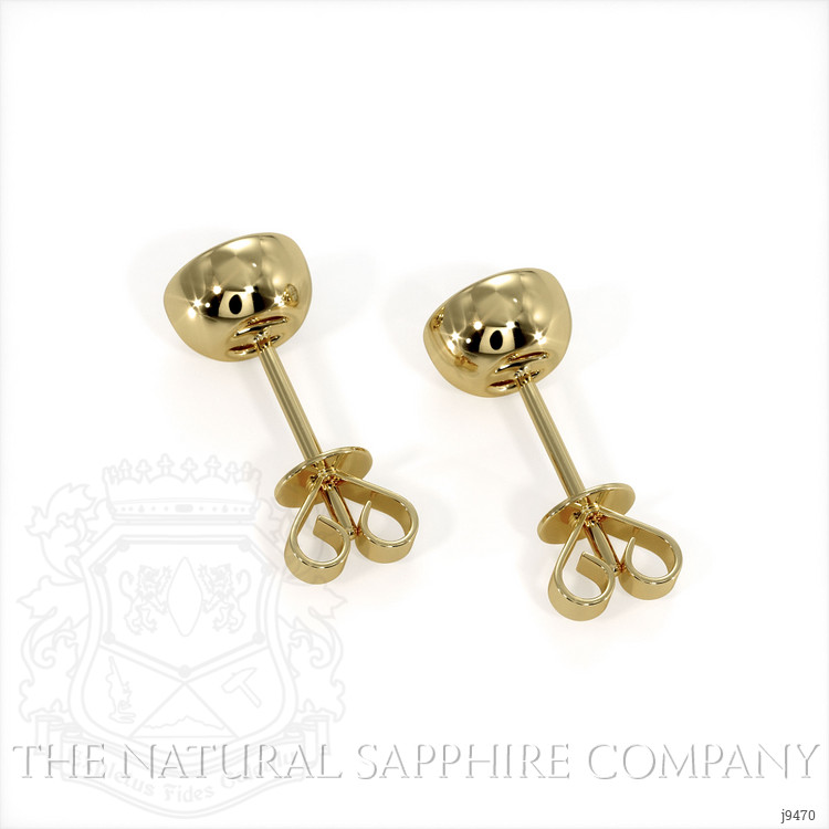 0.40 Ct.Tw. Natural Diamond Studs Earrings, 18K Yellow Gold